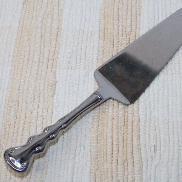 VTG TOWLE STAINLESS PIE SERVER WEIGHTED HANDLE SERRATED BACK EDGE JAPAN TWS111 - Picture 3 of 13